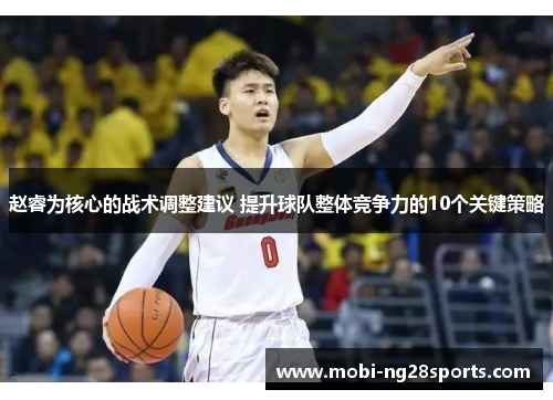 赵睿为核心的战术调整建议 提升球队整体竞争力的10个关键策略 赵睿为核心的战术调整建议 提升球队整体竞争力的10个关键策略